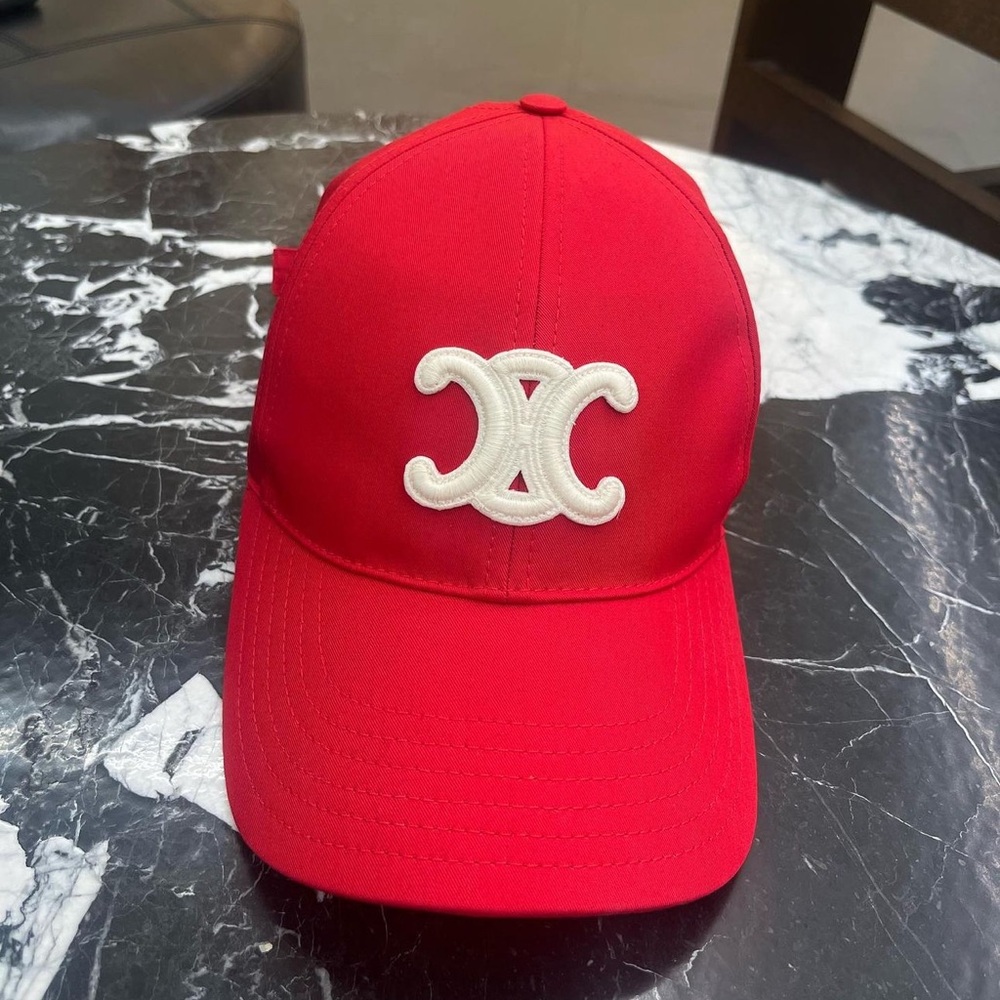 NWT 🏷️ CELINE TRIOMPHE BASEBALL CAP IN COTTON